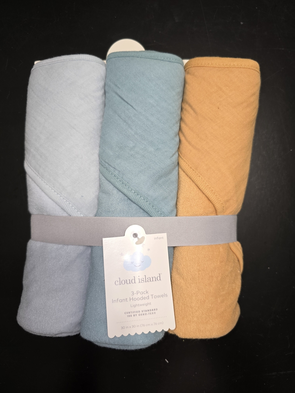 cloud island Infant Hooded Towels